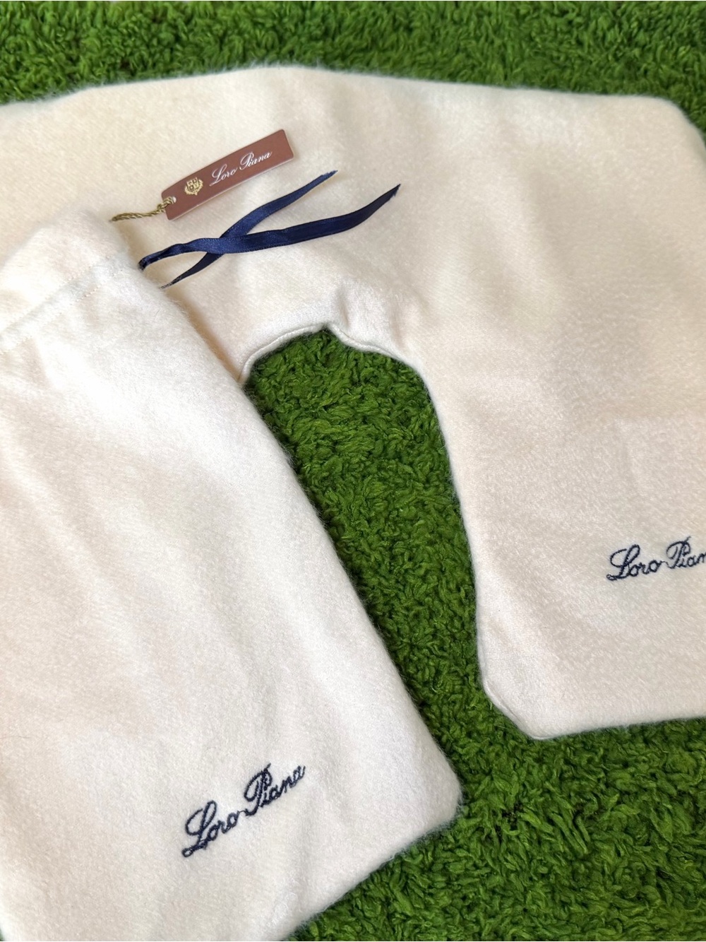 Loro Piana cashmere travel pillow